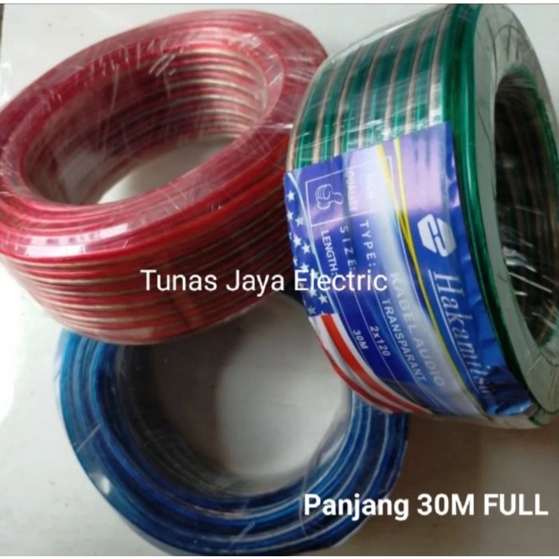 Kabel Monster Transparan 2x120 30M FULL HAKAMITSU