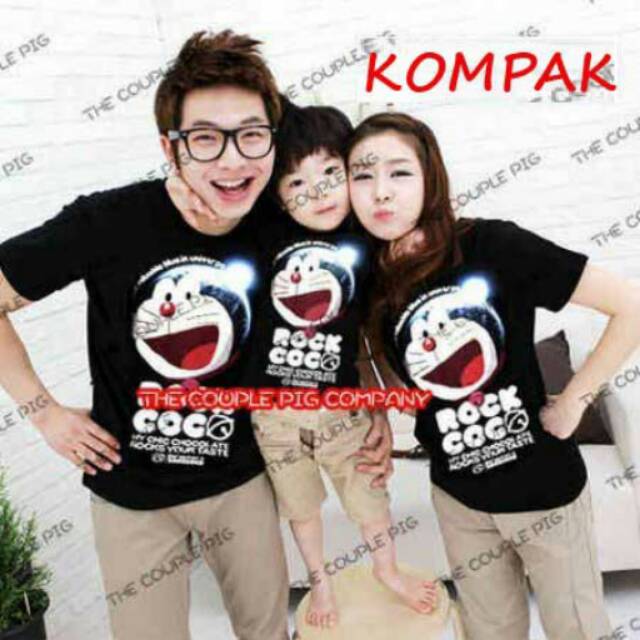  Kaos  Couple  Keluarga Dora Hitam  Shopee Indonesia