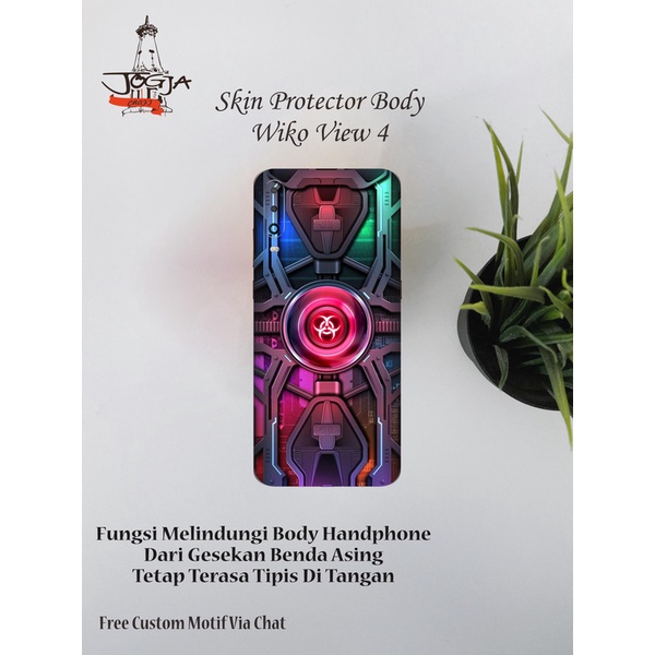 Garskin HP Wiko View 4 Motif rog - Free Custom Motif Via Chat