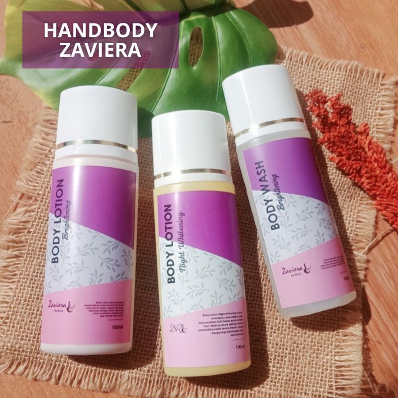 Pemutih Badan Zaviera Skincare handbody HB illona paket perawatan tubuh badan pemutih whitening