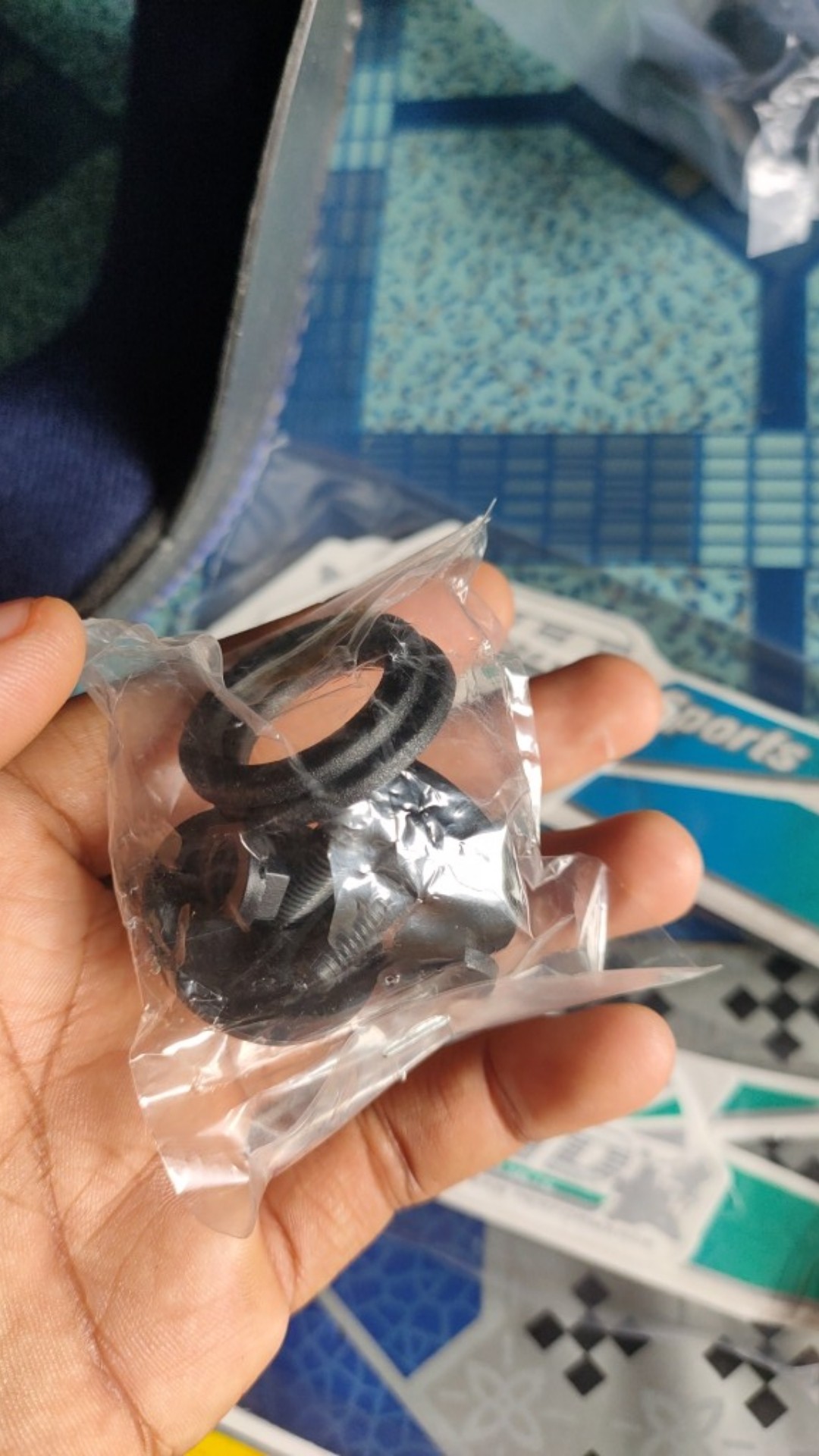 Baut Ring Penahan Kaca Dan Mur Untuk Helm Ltd Sport Original