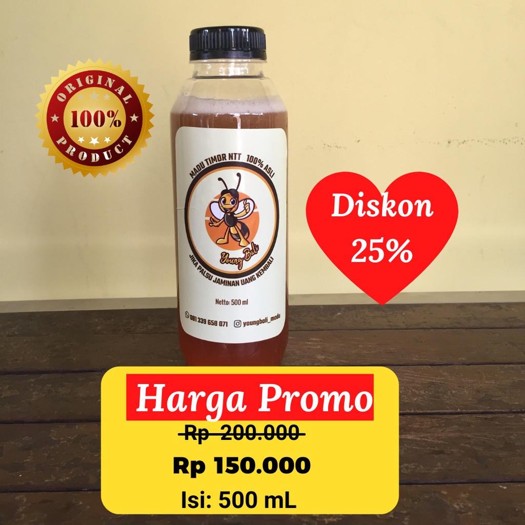 

500 ml Madu Asli Murni Timor NTT