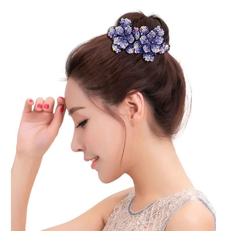 Jepit Rambut Korea wanita full kristal desain terbaru origianal import