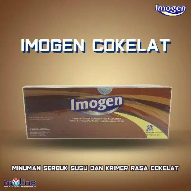 

Imogen coklat minuman herbal almi rasa coklat