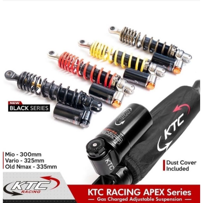 SHOKBEAKER BELAKANG VARIO/MIO/BEAT KTC RACING APEX SERIES BEAT/SCOPPY/VARIO/SPACCY/VARIO 125/150/MIO
