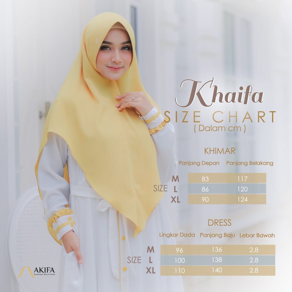 Gamis Ity Original Khaifa Dress by Akifa