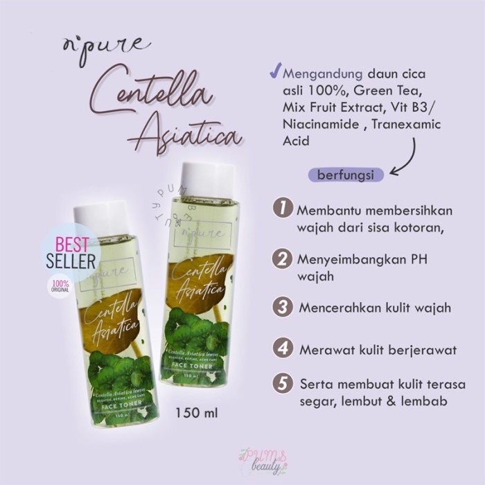 N'PURE FACE TONER CENTELLA ASIATICA