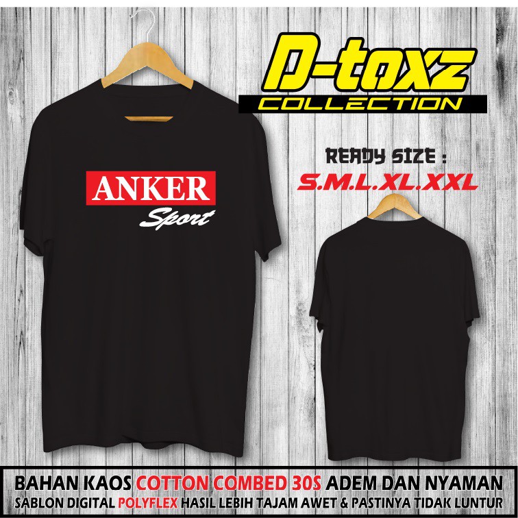 KAOS ANKER SPORT BIR PILSENER / DISTRIBUTORKAOS / KAOS COTTON COMBED 30S D-TOXZ 2