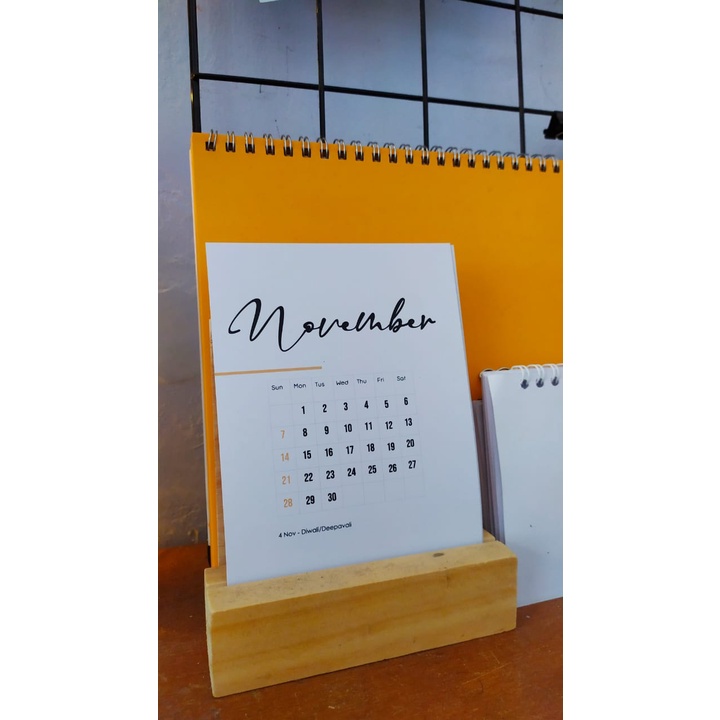 Jual Kalender Meja Aesthetic Kalender Minimalist Shopee Indonesia 