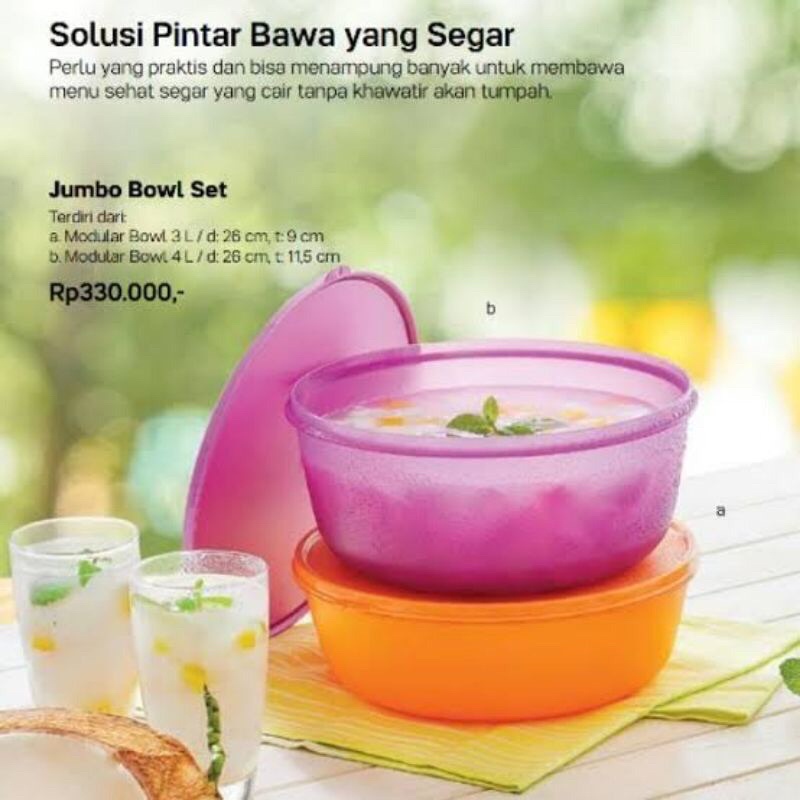 Modular Bowl Jumbo Tupperware