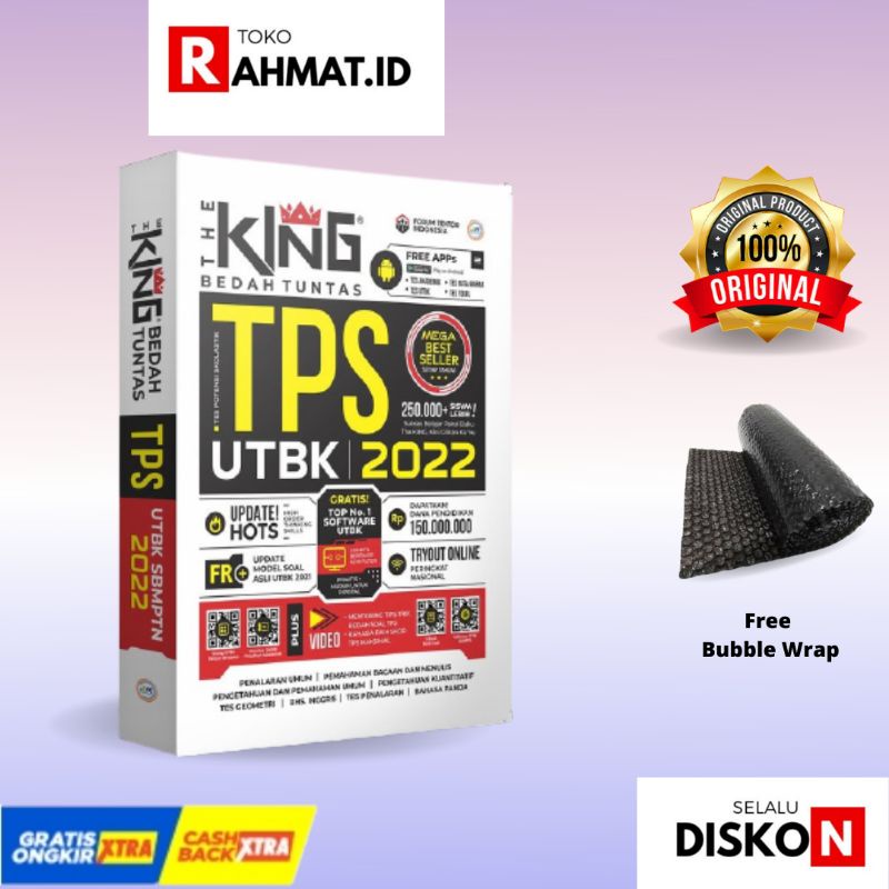 THE KING TPS UTBK BEDAH TUNTAS TPS UTBK 2022 / SBMPTN 2022 / UTBK SOSHUM SAINTEK