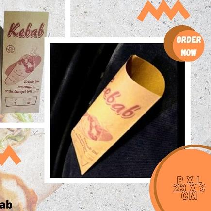

Dus Kantong Kebab coklat Kecil isi 100 pcs Ready Stok