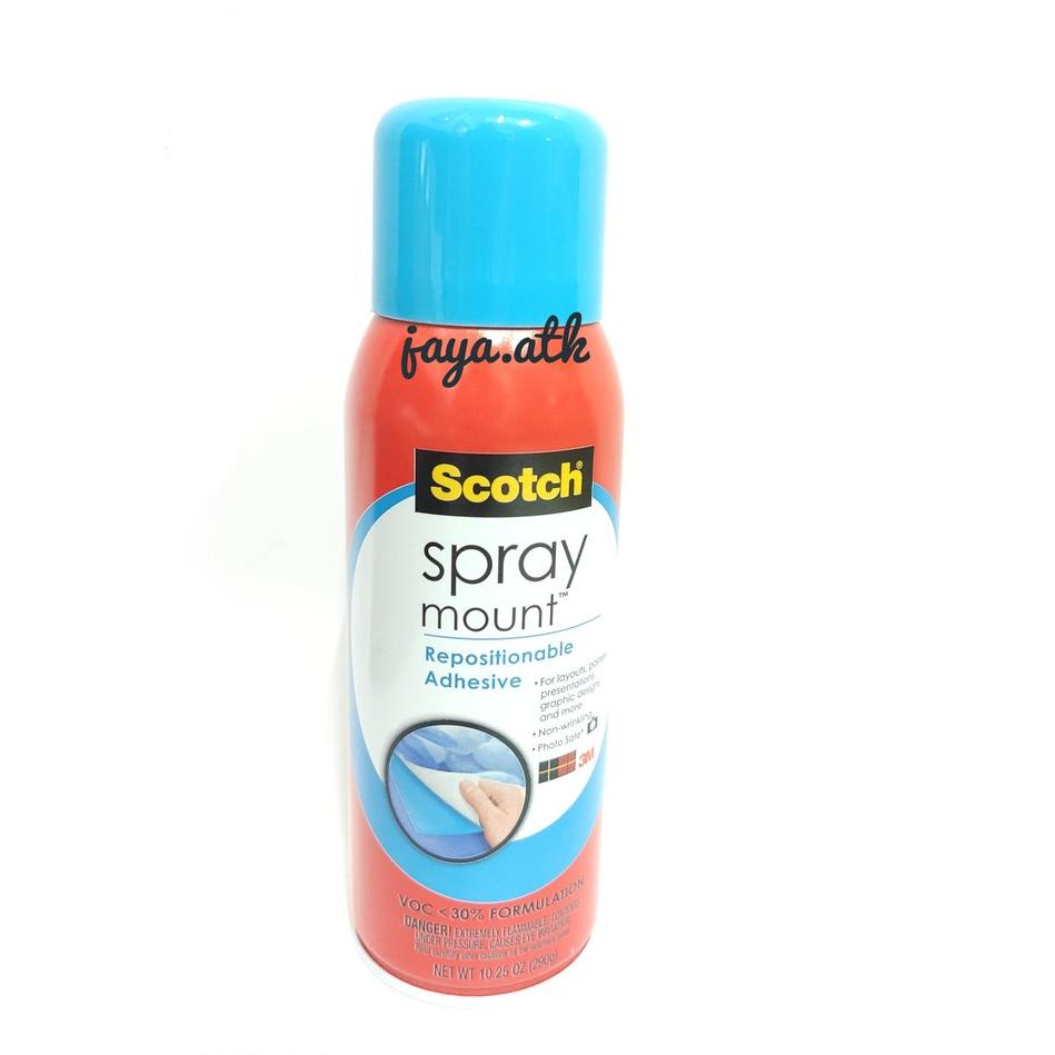 

Stok terbatas!.. LEM SEMPROT 3M SCOTCH SPRAY MOUNT ADHESIVE TIDAK PERMANEN 6065 290 GRAM LEM SPRAY K