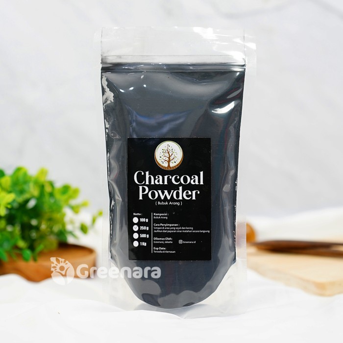 

b011tee Activated Charcoal Powder 250Gr Food Grade / Bubuk Arang Aktif Da01D100