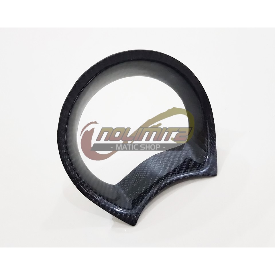 Cover Tutup Ring Speedometer Carbon Kevlar Parts Ori Yamaha NMAX