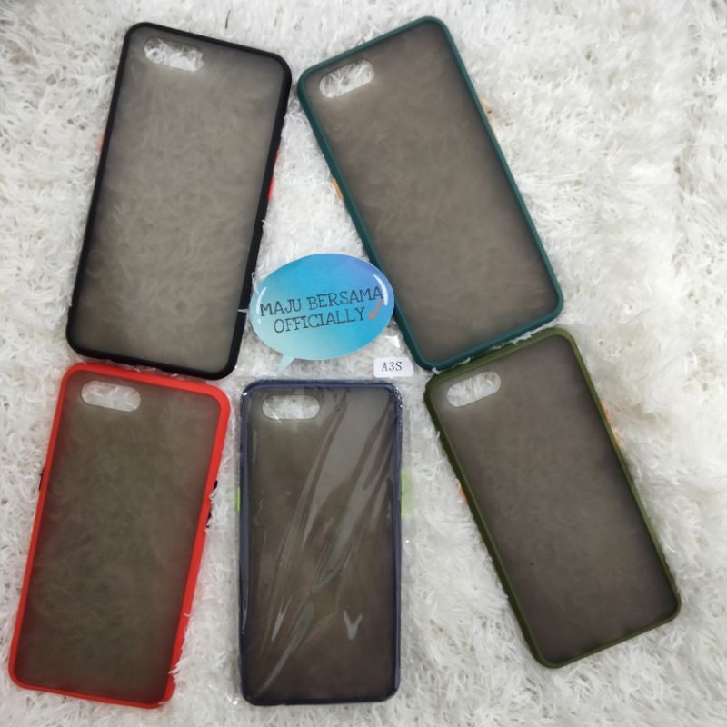 [MB] Softcase Bumper Case Aero Oppo A3S free antigores / My choice Case Silikon Oppo A3S