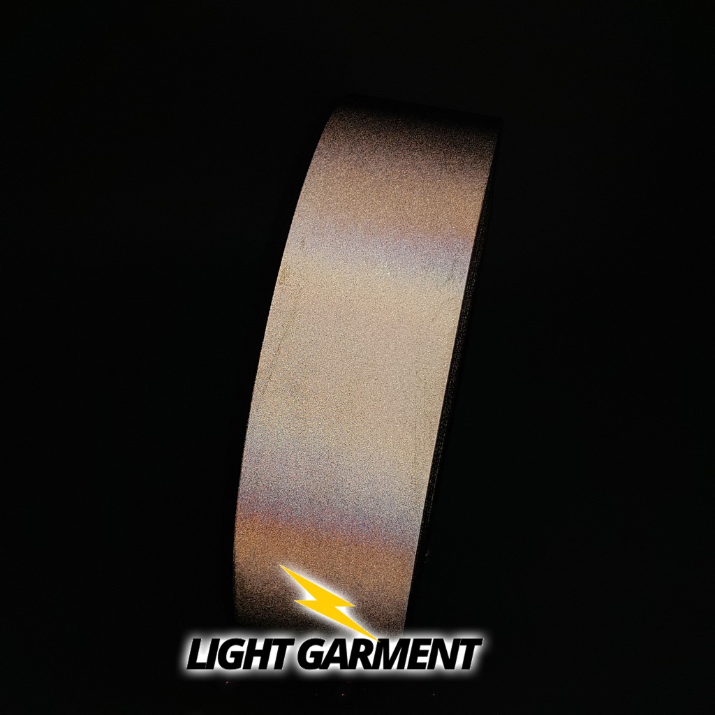 Pita Scotchlite Skotlet Reflektor 3M 8906 Original 5 cm Meteran / Kain Scotlight Reflektif Pemantul Cahaya Baju Safety