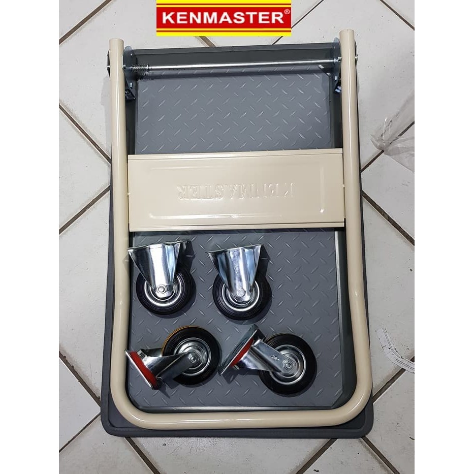 Kenmaster Hand Truck 150kg Roda Karet Hand truk 150 kg troli trolley