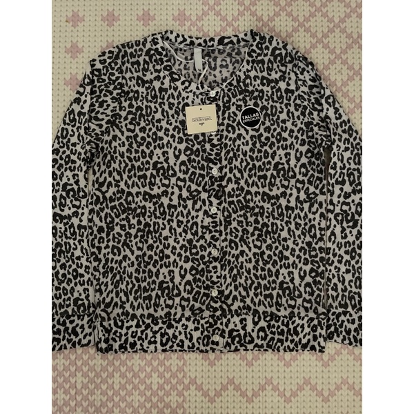 baju dewasa motif leopard warna abu