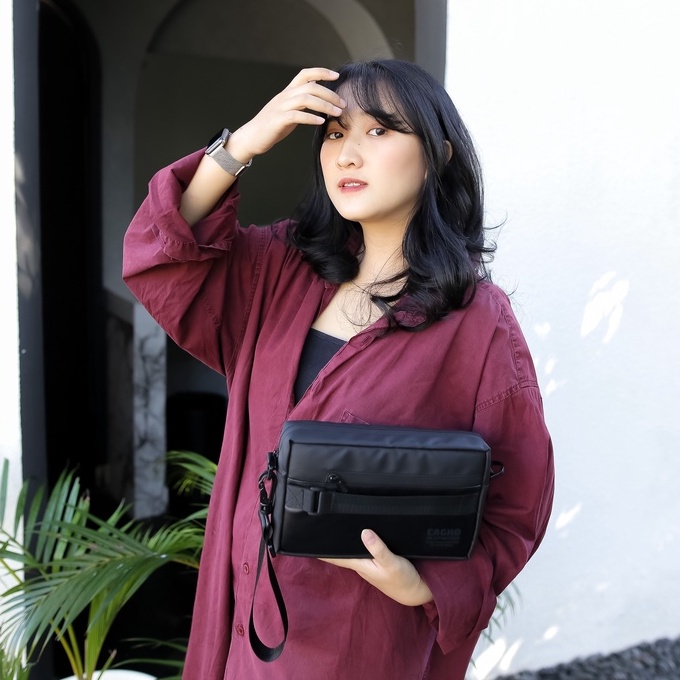 CAGHO I Flow Handbag I Handbag Pria I Clucth Bag Pria Wanita I Slingbag Pria Waterproof