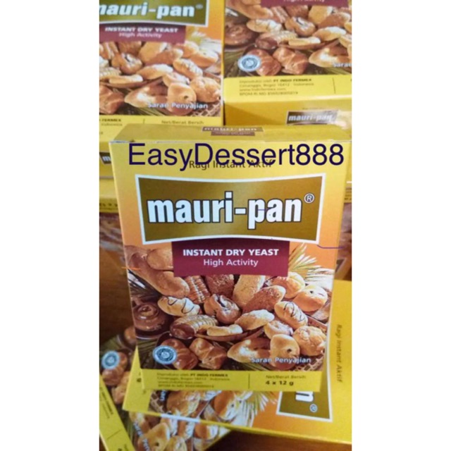 

Mauripan Yeast / Ragi Mauripan 4x12gram