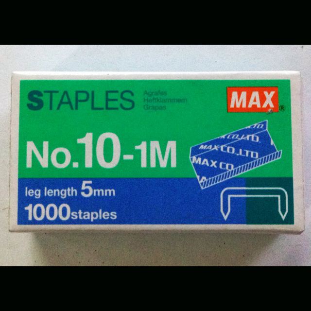 

staples max no.10