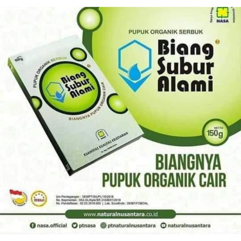 BIANG SUBUR ALAMI - BSA NASA - PUPUK ORGANIK