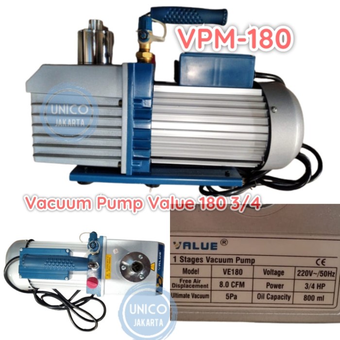 Vacuum pump Ac 3/4 PK handen VP 180