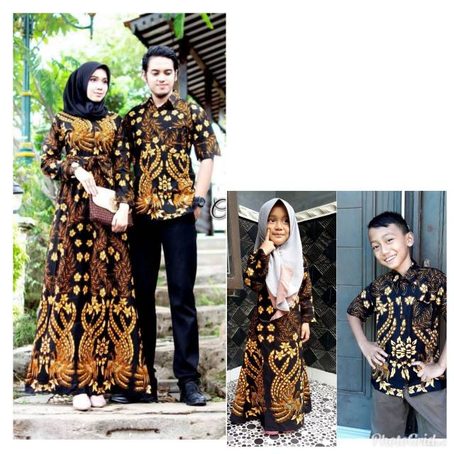 GROSIR COUPLE GAMIS BATIK SOGAN