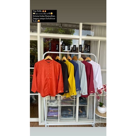 TOP BELLA JOURNEY / BLOUSE SIMPLE / KEMEJA CEWEK / ATASAN KERJA