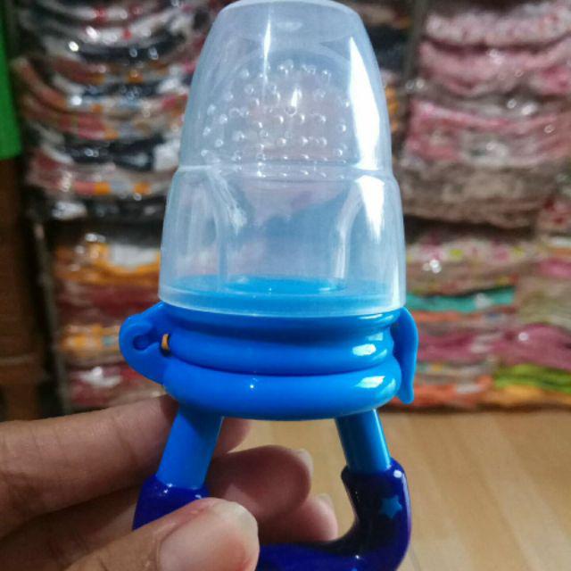 EMPENG BUAH / DOT BUAH BAYI / Empeng buah bayi | empeng buah MPASI | FRUIT PACIFIER  FREE BPA-Biru