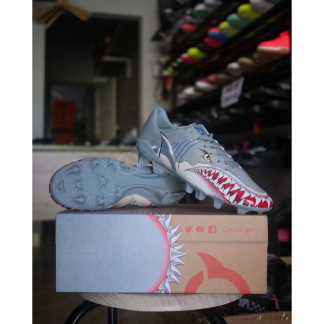 Sepatu Bola Ortuseight Catalyst Requin FG SE - Steel Blue 11010341 Original BNIB | Ortus Catalyst | 