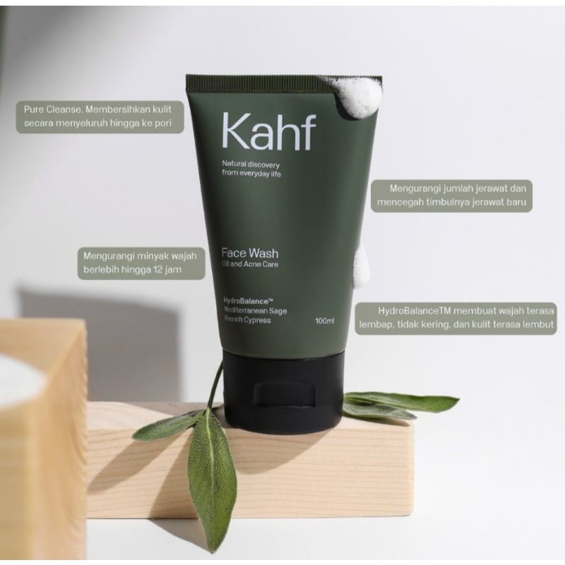 KHAF facial wash 100 ml /sabun muka pria/dodoran / hair &amp; body wash/ parfume