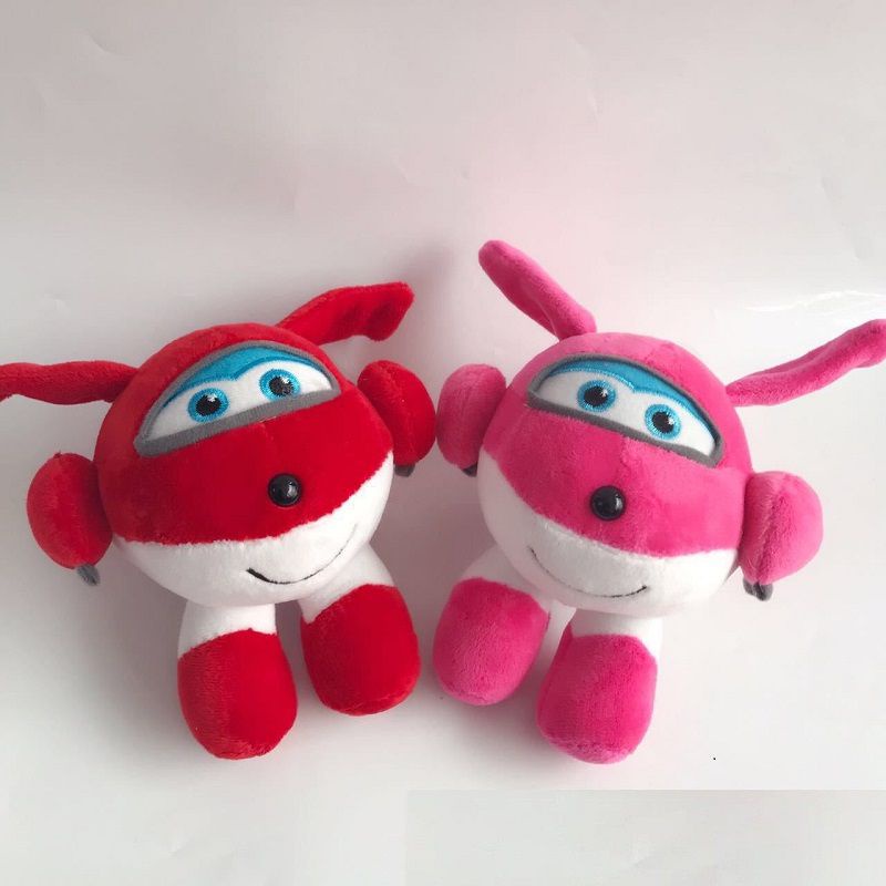 18cm/7&quot; Jett Plush Toys Pesawat Robot Mainan Hadiah Boneka