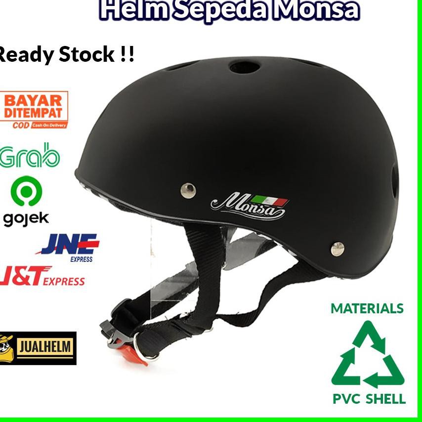 Jv5CodeHelm Sepeda Batok Monsa Original Dewasa ( Sepatu Roda / Skateboard / Sepeda Lipat)(promo) ZD1