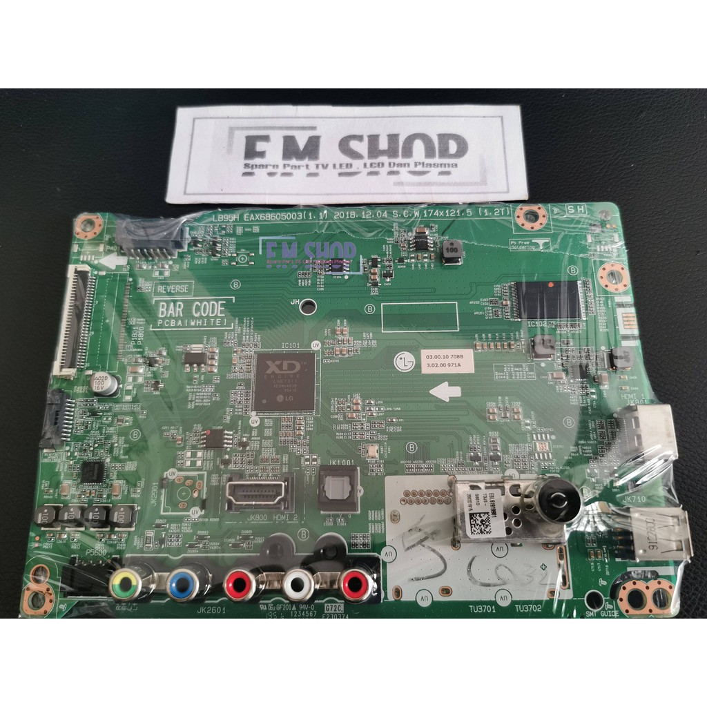 Mainboard TV LG 32LM550BPTA - Mesin TV LG 32LM550 - MB TV LG 32LM550 BPTA