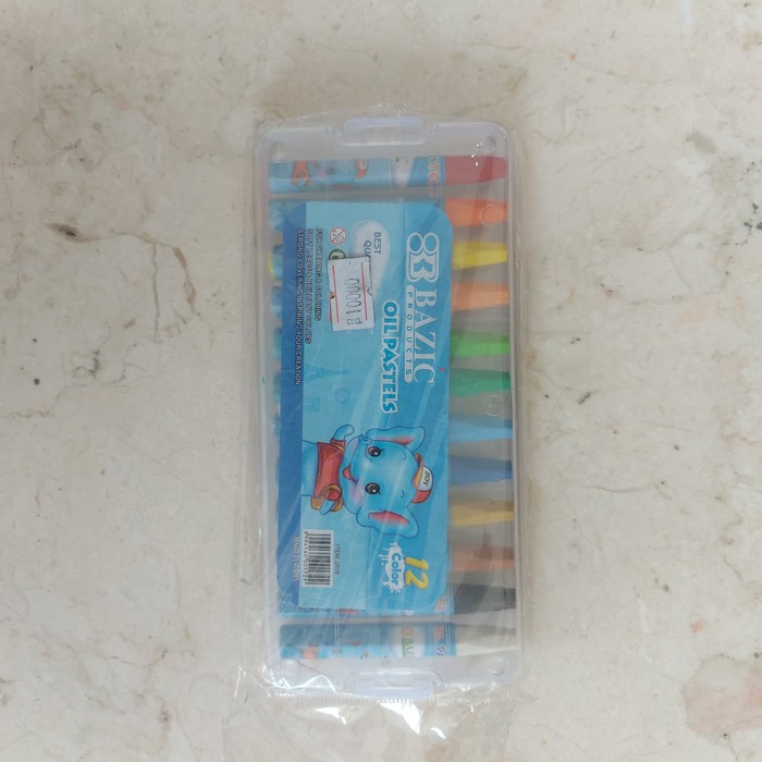 

Crayon 12 warna Murah Basiz premium