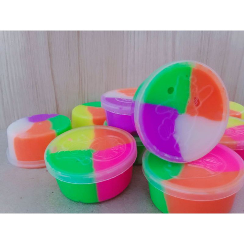 MAINAN ANAK SLIME RAINBOW mini