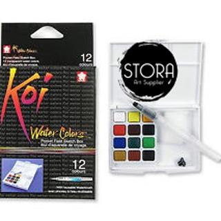 

[COD] SAKURA KOI WATERCOLORS 12 COLOR SKETCH POCKET BOX SET BOOM SALE Kode 275