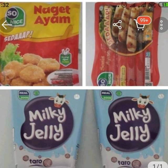 

NUGGET DAN SOSIS BONUS 2 SUSU