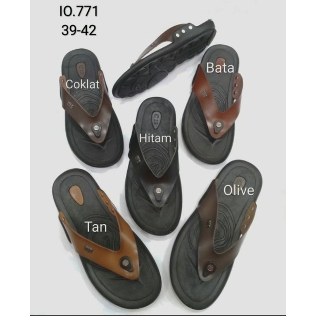 SANDAL KULIT PRIA C12 IO 771 39-42