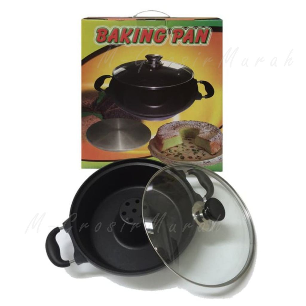 ➡ knop panjang baking pan cetakan bolu teflon
