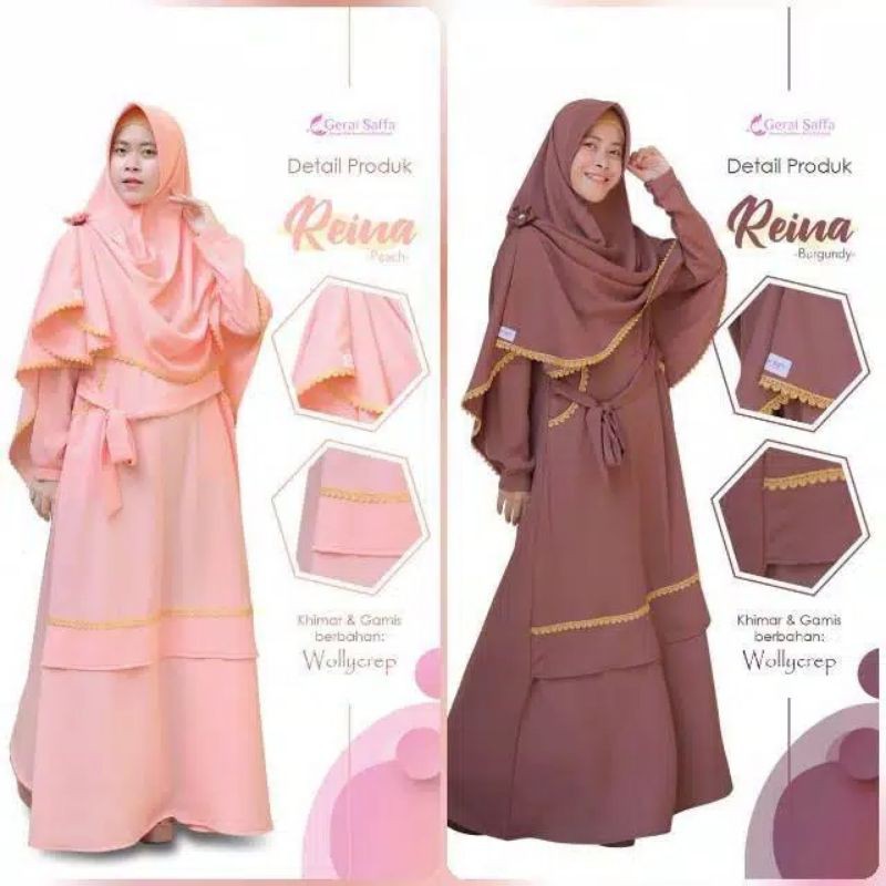 GAMIS REINA SET GERAI SAFFA PREMIUM