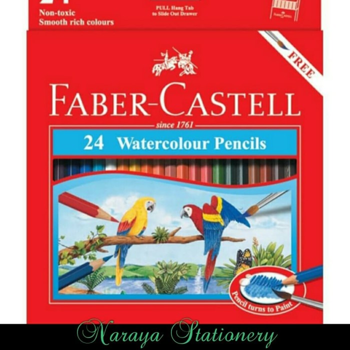 

Buruan Faber-Castell Watercolour Pencils 24 Warna Limited