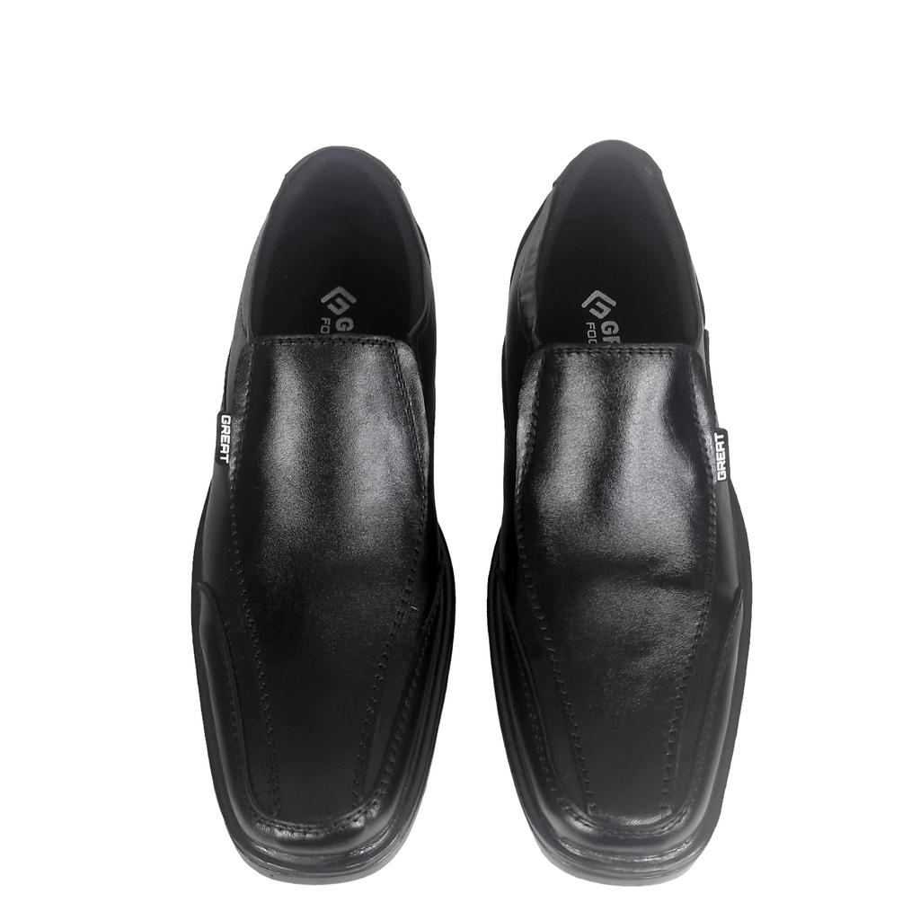 BIG SIZE Sepatu Pantofel Pria Kulit Asli Sepatu Oxford Pria Kerja Kantor Kasual Formal Anti Licin