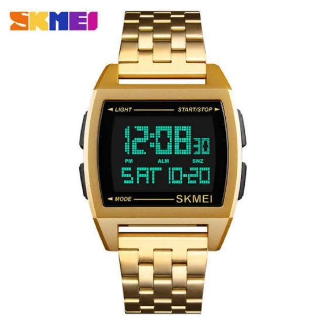 Jam SKMEI 1368 original stainless digital bergaransi free paper box