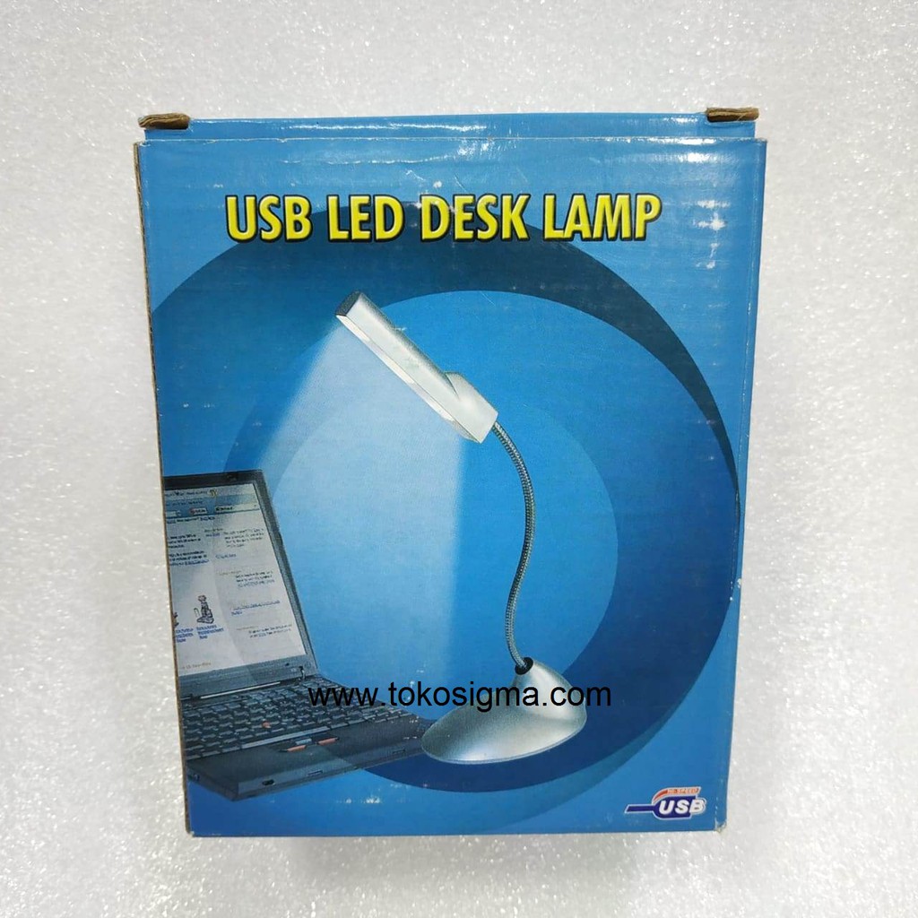 Lampu Meja Baca Belajar LED USB Leher Tekuk Sorot Tidur Desk Lamp 07A