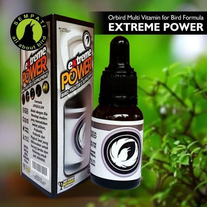 EXTREME POWER ORBIRD VITAMIN BURUNG MENINGKATKAN POWER STAMINA JA18 OBAT SUPLEMEN MAKANAN BURUNG