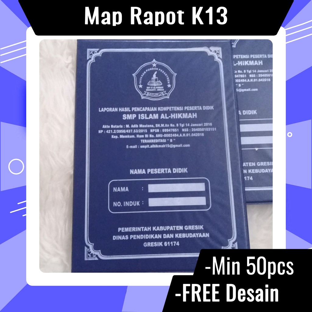 

Map Rapor - Map Raport - Map Rapot - Map Ijazah - Map Hotprint - Map K13 - Map Sablon sit