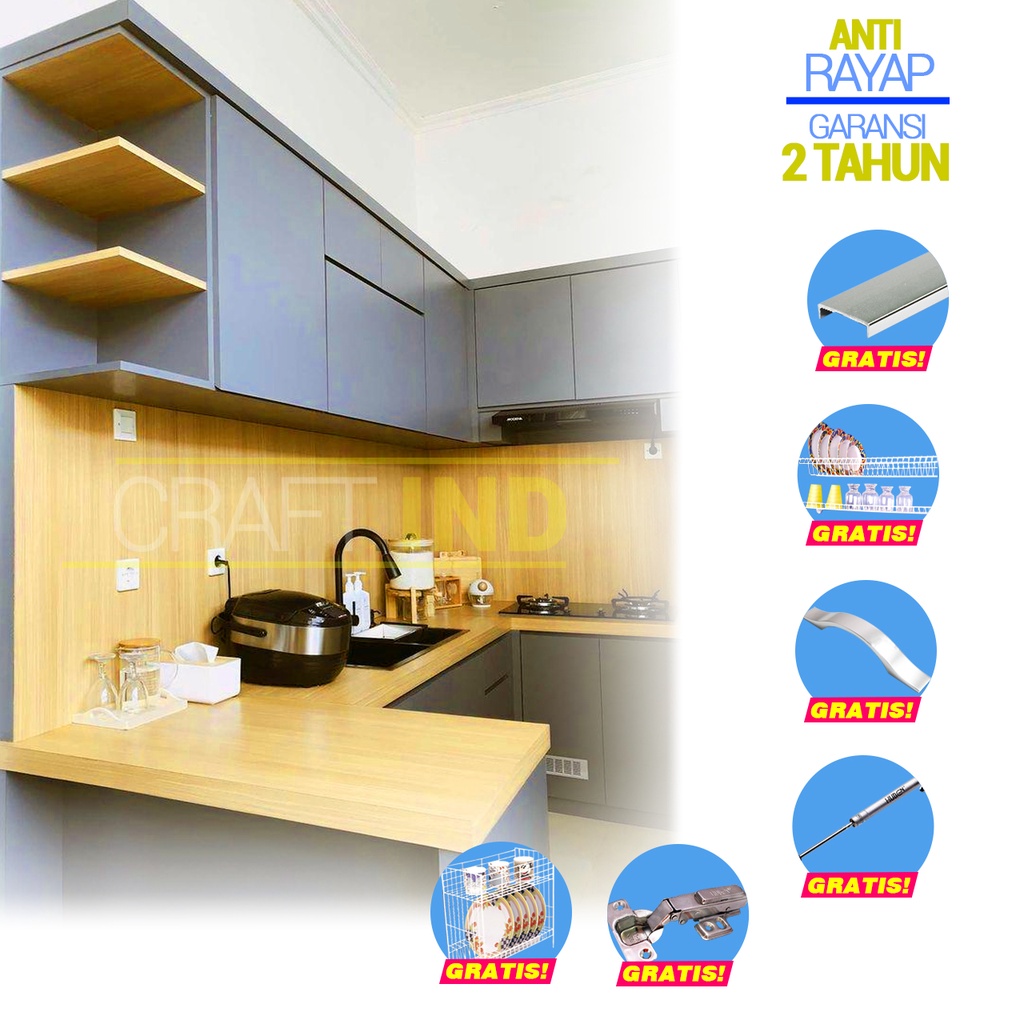 KITCHEN SET | KITCHEN SET MURAH | CUSTOM FURNITURE | FURNITURE CUSTOM | KITCHEN SET HPL | FURNITURE 